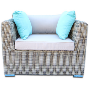 Blue Dasher Arm Chair (Club Chair)