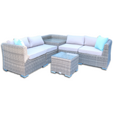 Blue Dasher ~ Solid Core ~ 2x2 Corner table Sectional and Coffee Table