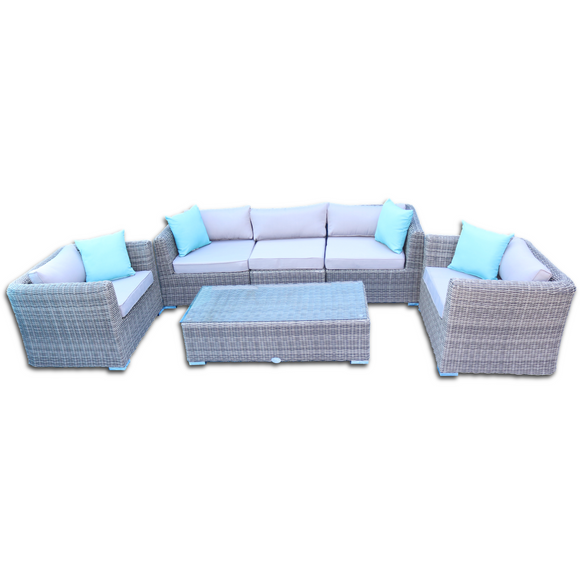 Blue Dasher ~ Solid Core ~ 2 Chair, Sofa and Coffee Table