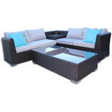 JuneBug ~ Solid Core ~ 2x2 Corner Table Sectional and Coffee Table