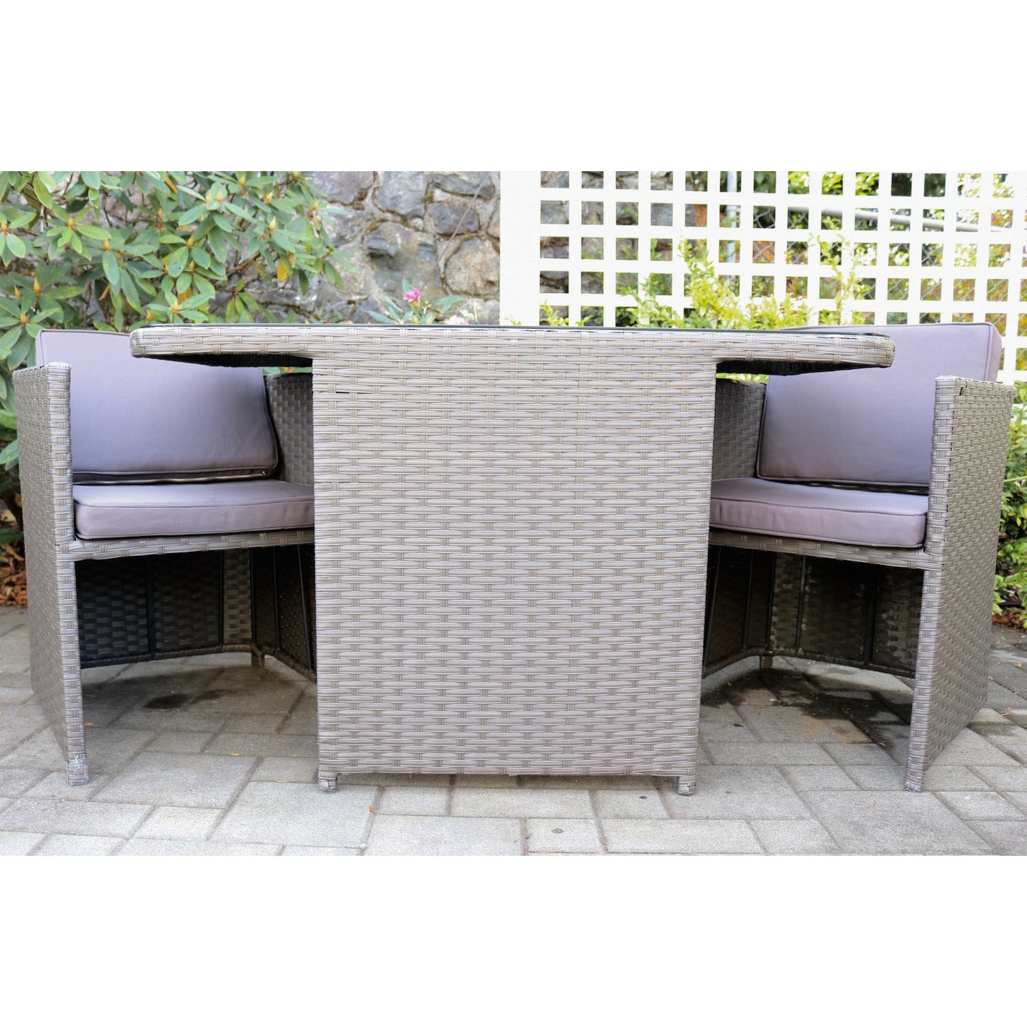 Woodbug Hideaway 2 seat Table and Chairs Scenic Decor