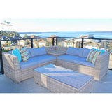 Monarch ~ Solid Core ~ 2x2 Corner Table Sectional and Coffee Table.