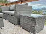 Smokey Owl ~ Solid Core ~ Duel Arm Chair & Ottoman, Love seat Combo